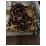 GROUP OF 6 NEW HIGH QUALITY LEATHER HEAD STALLS