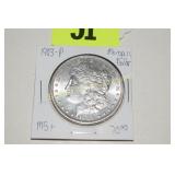 1903-P MORGAN SILVER DOLLAR. MS QUALITY