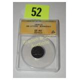 ANACS GRADED EF40 DETAILS 1858 FLYING EAGLE PENNY,