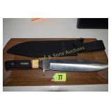 NEW SCHRADE 15" FIXED BLADE KNIFE WITH SHEATH