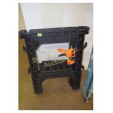 GROUP OF 2 FOLDING SAW HORSES