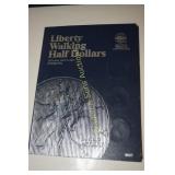 LIBERTY WALKING SILVER HALF DOLLAR BOOK