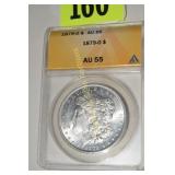 ANACS GRADED AU55 - 1879-O MORGAN SILVER DOLLAR