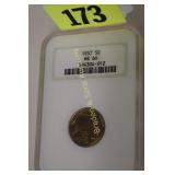 NGC GRADED MS66 - 1937 BUFFALO NICKEL