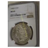 NGC GRADED MS65 - 1900-O MORGAN SILVER DOLLAR