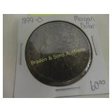 US 1899-O MORGAN SILVER DOLLAR. AU QUALITY