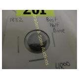 US 1832 BUST HALF DIME