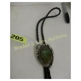 CUSTOM MADE STERLING SILVER AND TURQUOISE