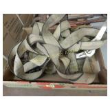 BOX OF ASSTD BOOMERS AND ONE RACTHET STRAP
