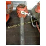 USED RIDGID PIPE THREADER RACHET HEAD