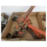 GROUP OF 5 PIPE WRENCHES
