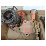 USED RIDGID PIPE VISE AND THREADER