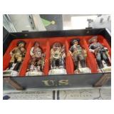"THE BATTLE OF LITTLE BIGHORN" 4" FIGURINES