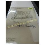 GERMAN 1929 VERY RARE DOCUMENT SIGNED BY