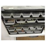 GROUP OF 2 HUSKEY STORAGE BINS