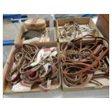 GROUP OF 4 BOXES OF ASSTD TACK AND HORSE