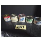 (3) 12 Oz, (2) 8 Oz Oysters Cans,