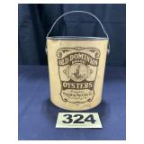 1 Gal Old Dominion Brand Oysters Bail Can,