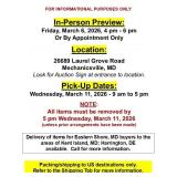 Informational Slide - Dates & Times