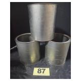 (3) 1 Gal Edgar Robinson Oyster Cans,Solomons MD