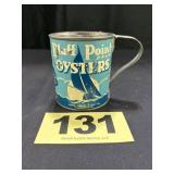 1 Pt Bluff Point Brand Oysters Can, Modified,