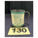 1 Pt Davy Crockett Brand Oysters Can, Modified,