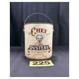 1 Gal Chef Brand Oysters Bail Can,