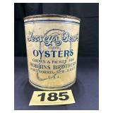 1 Gal Jersey's Best Oysters Can,