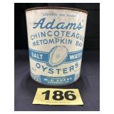 1 Gal Adams' Chincoteague/Metompkin Bay Oyster Can