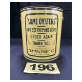1 Gal 'Some Oysters' Bail Can,