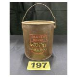 1 Gal Banner Brand Oysters Bail Can,