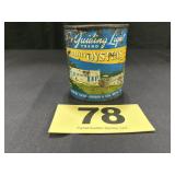 1 Pt The Guiding Light Brand Oyster Can,