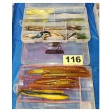 (2) Bins of Fishing Lures