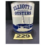 1 Gal Elliott's Oysters Can,