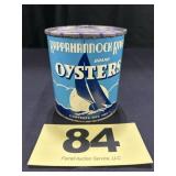 1 Pt Rappahannock River Oysters Can,