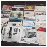 Automobile Advertising Papers/Posters