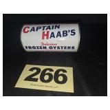 Captain Haab's 12 Oz Frozen Oysters Can,