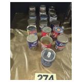 Asst (19) 8 Oz Oysters Cans