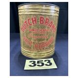1 Gal Dutch Brand Salt Herring Can,