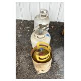 (2) Propane Tanks, Refrigerant Tank