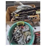 Lawn Mower Blades, Fittings, Copper Pieces, etc