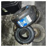 (2) New Tires (4) Used Lawn Mower Tires w/Rims