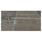 (3) Wrought Iron Plant Holders