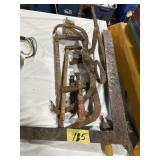 Clamps, Square, Hook, Saw