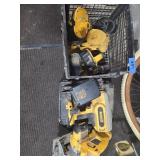 Assortment of DeWalt Batt-Op Tools w/ batteries