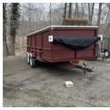 16' Trailer w/Screen Tarp,