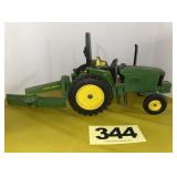 JD 6400 Tractor w/Grader Blade, 1/16 scale,