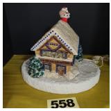 Ceramic Lighted Village House,