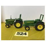 (2) JD 950 Tractors, 1/16 Scale,