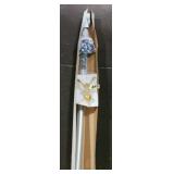 Sunsetter Telescoping Flagpole w/Eagle Topper, NIB